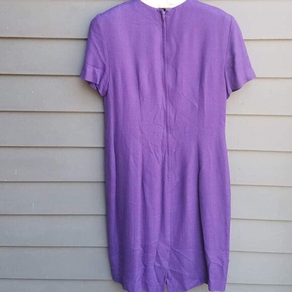 Purple Yves Cossette Mode Depeche Dress size 16 (check measurements) - Picture 11 of 11